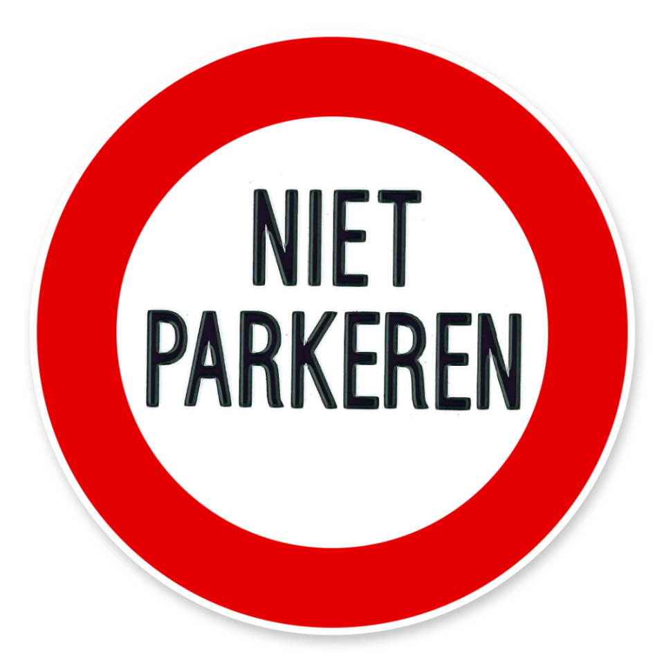Inzet aantrekkelijk hardop Niet Parkeren Bord - Parkeerborden kopen - Betervoorbereid.nl ✓